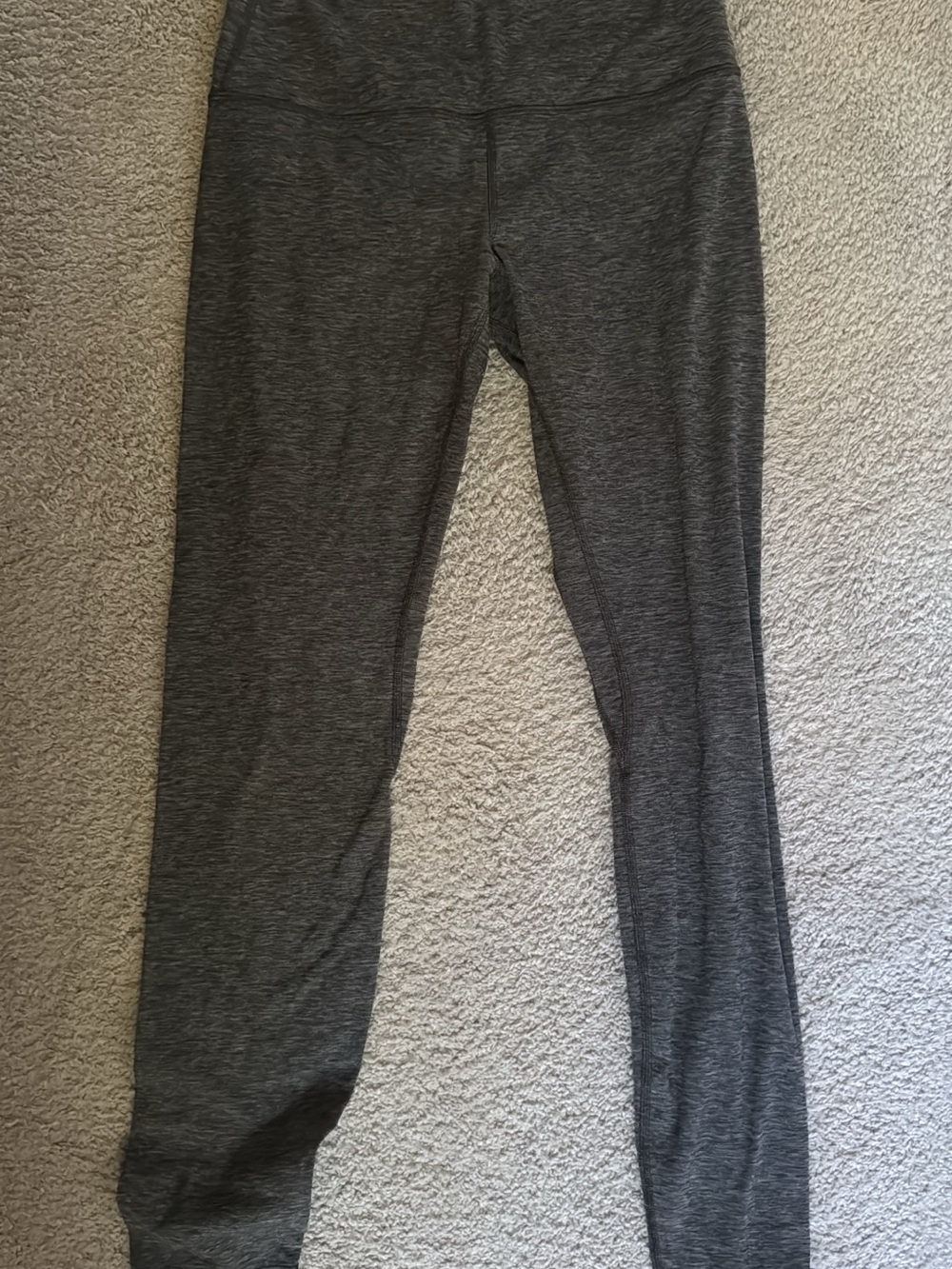 lululemon athletica Heathered Gray High-Rise Leggings